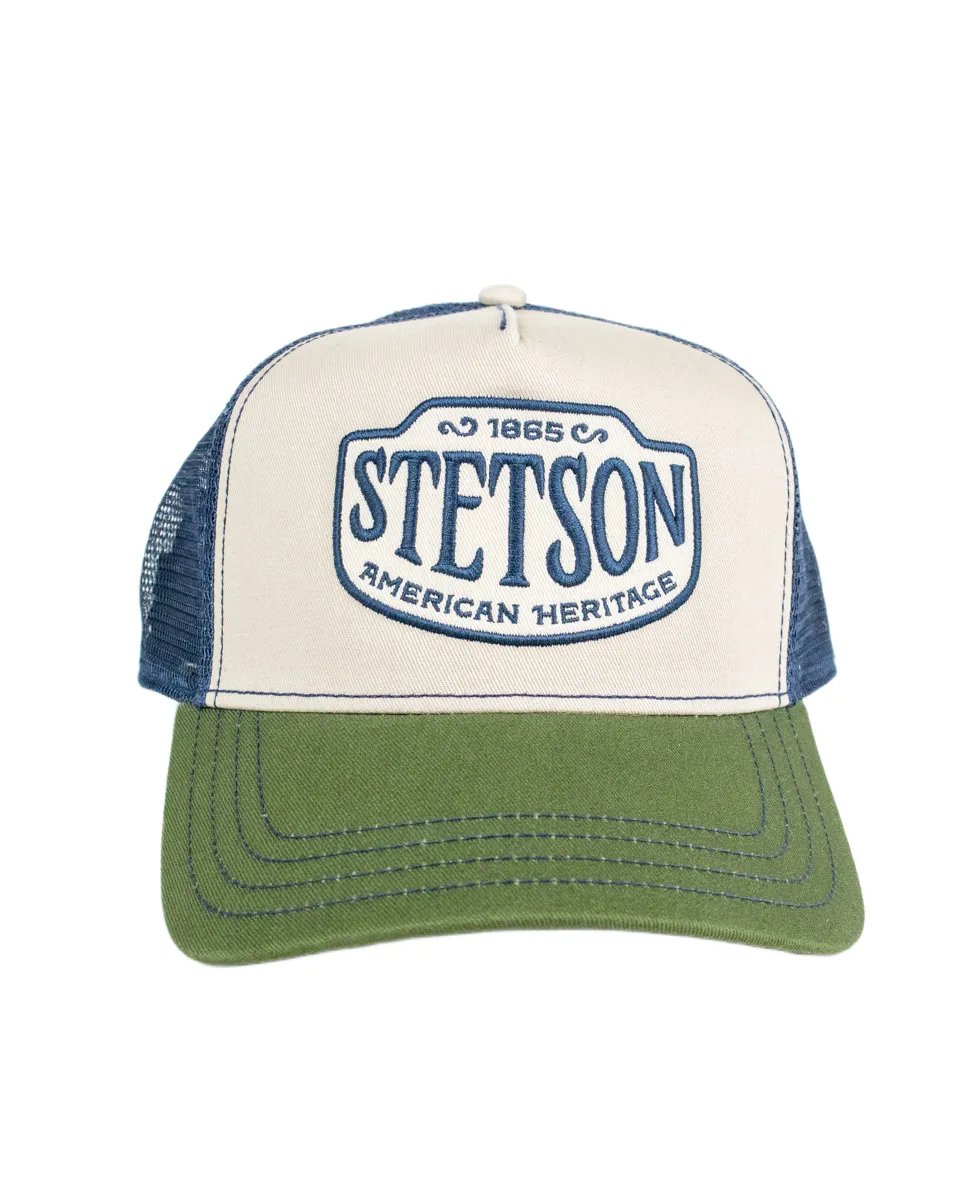 Stetson - Truckerkeps - Western Patch - Beige - Image 2