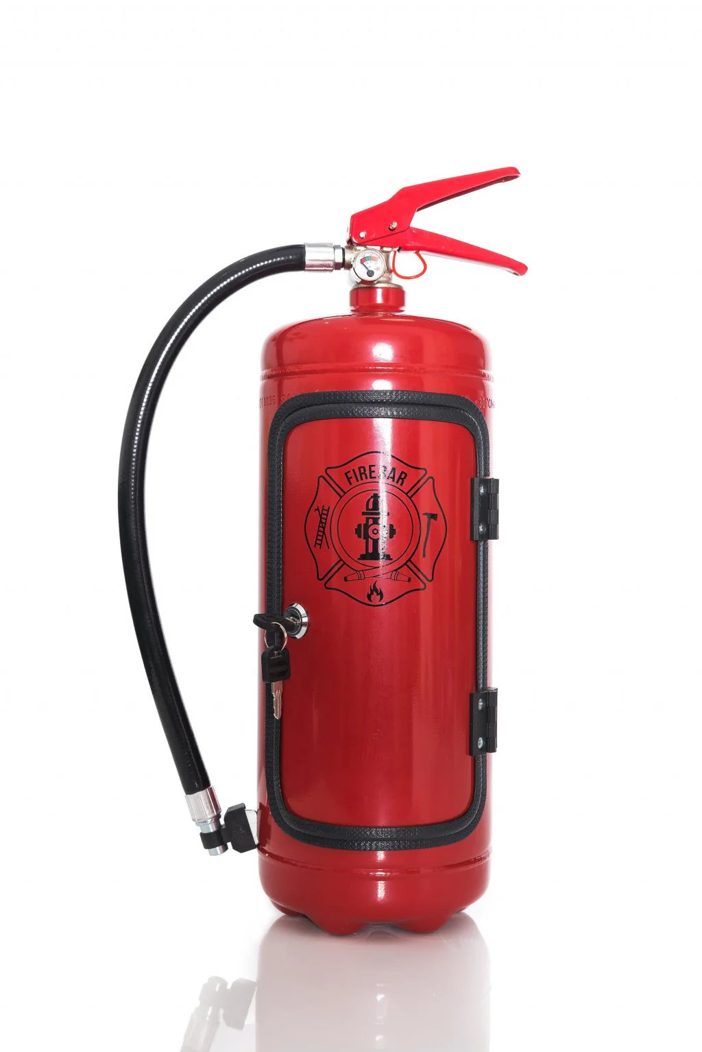 The Jerrycan Bar - Minibar brandsläckare - Firebar Röd - Image 4