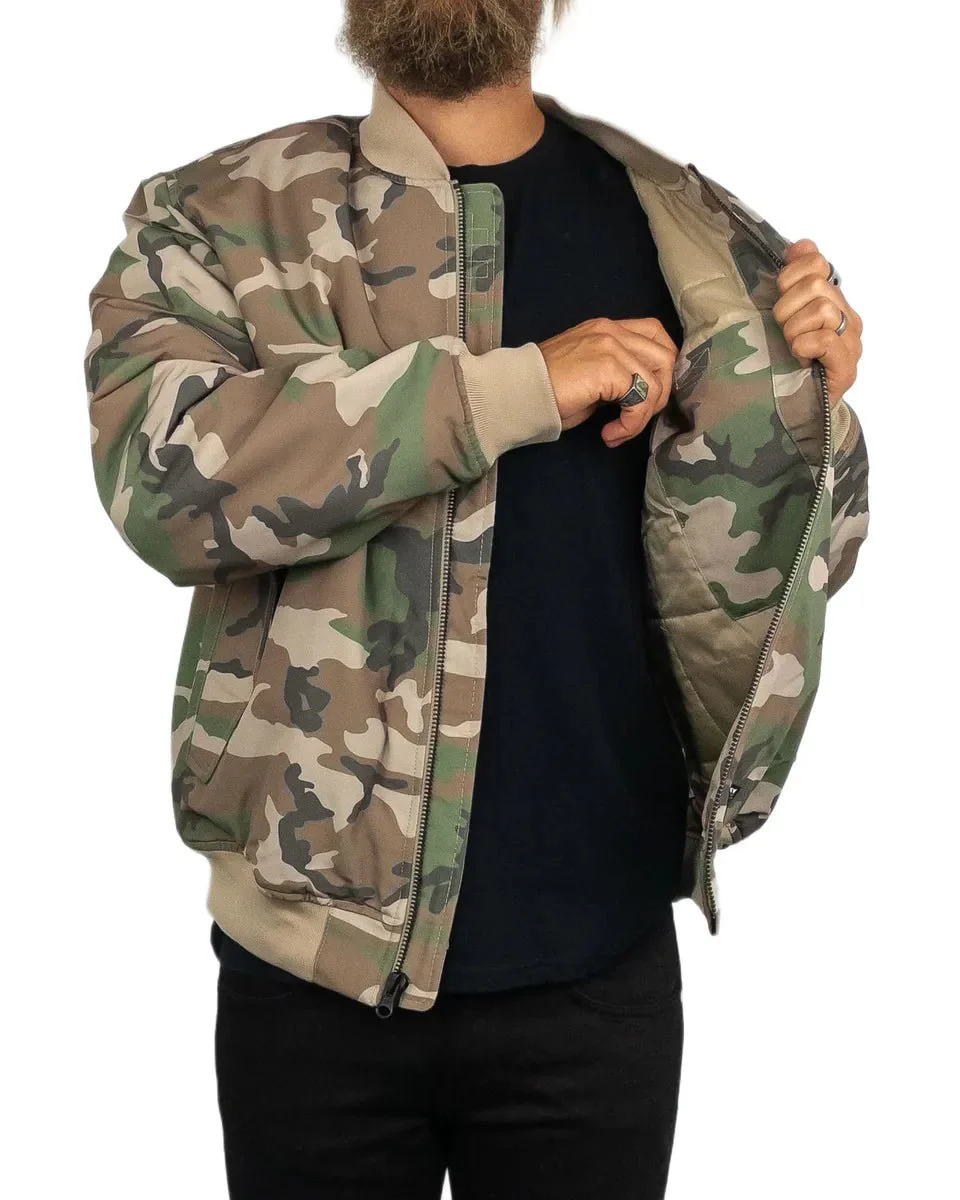 Vans - Bomberjacka Camoflauge - Copley - Grön - Image 3