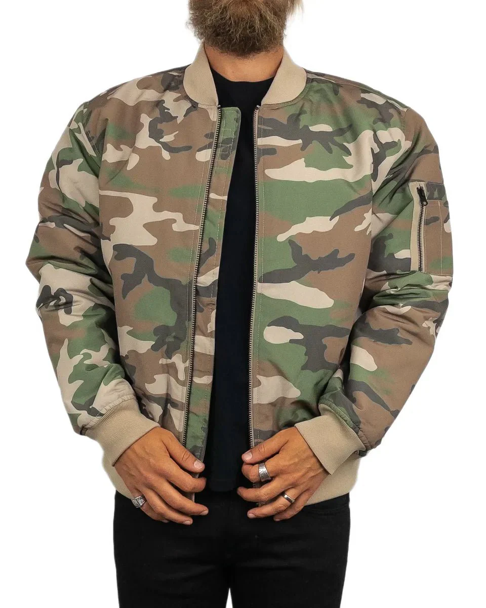 Vans - Bomberjacka Camoflauge - Copley - Grön - Image 6
