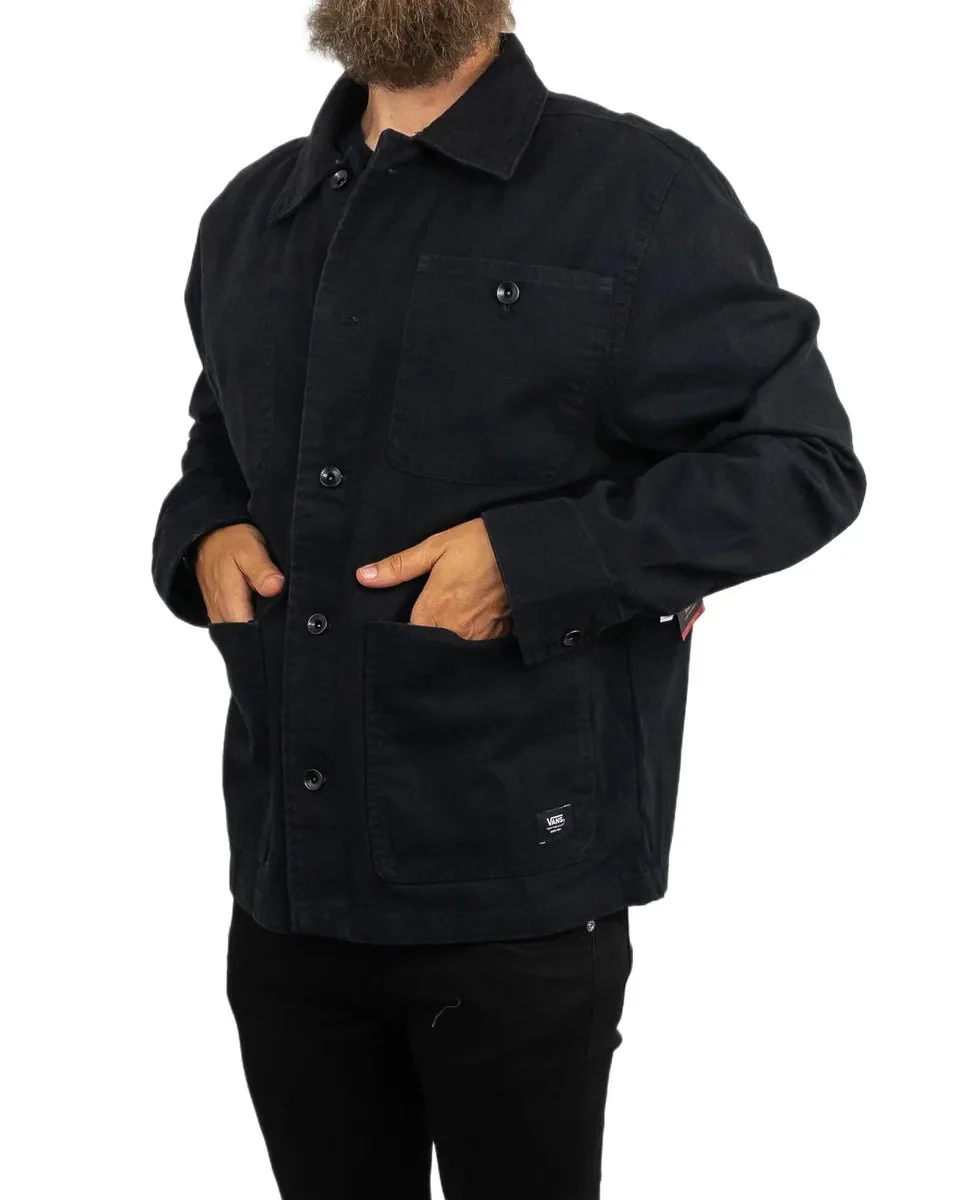 Vans - Drill Chore Canvas Jacka - Svart - Image 2