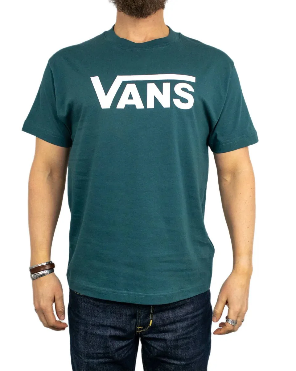 Vans - T-Shirt - Classic Logo - Mystic Moss - Grön