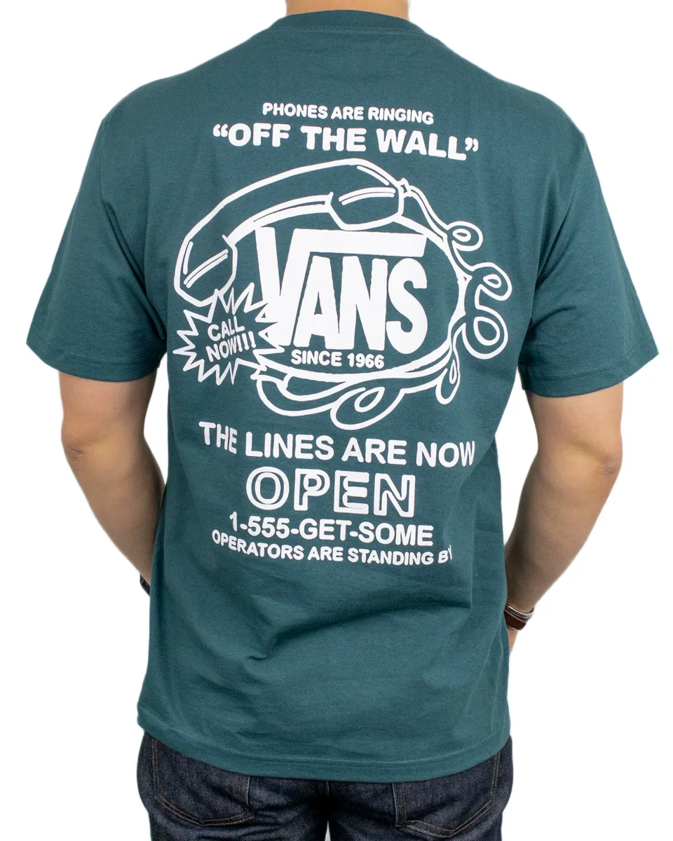 Vans - T-Shirt - Hot lines - Grön