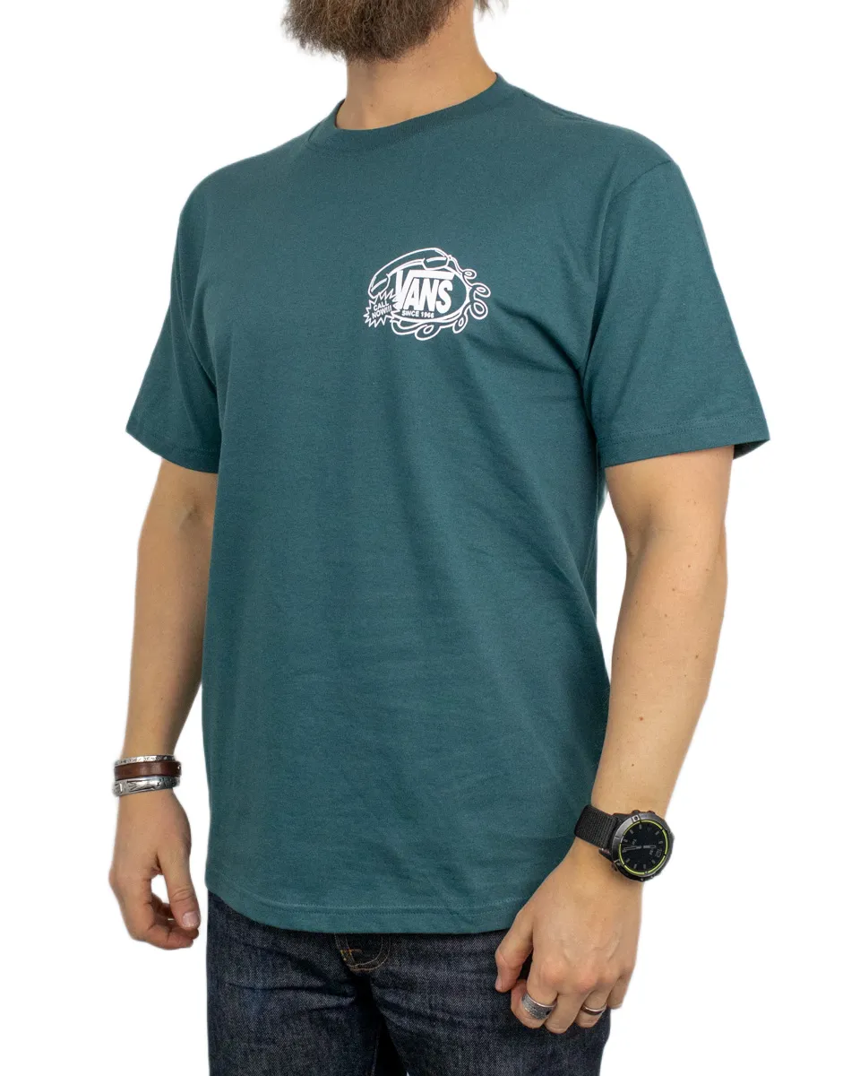 Vans - T-Shirt - Hot lines - Grön - Image 3