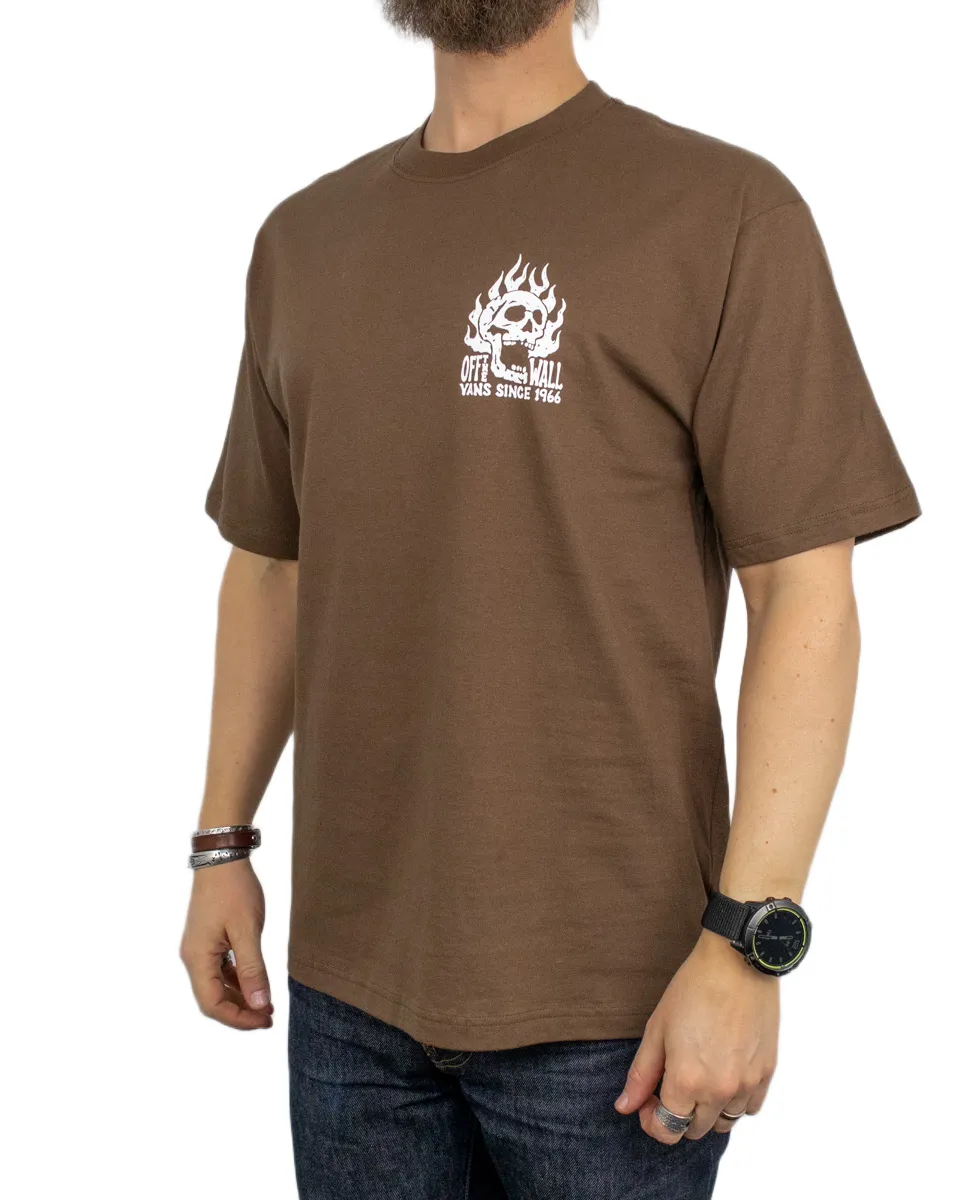 Vans - T-Shirt - Fever - Döskalle - Brun - Image 3