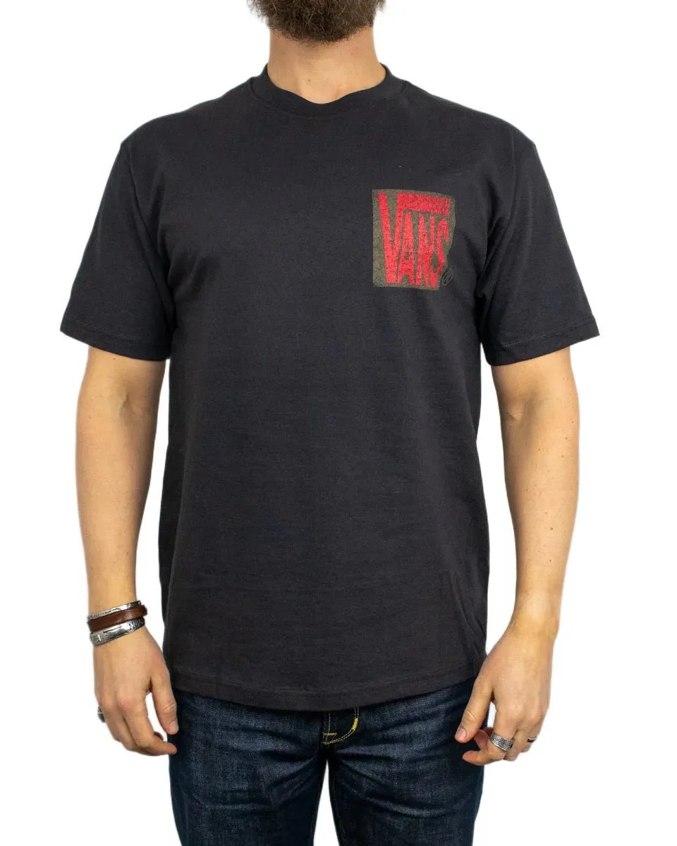Vans - T-Shirt - Stretch Stack Crackle - Svart - Image 3