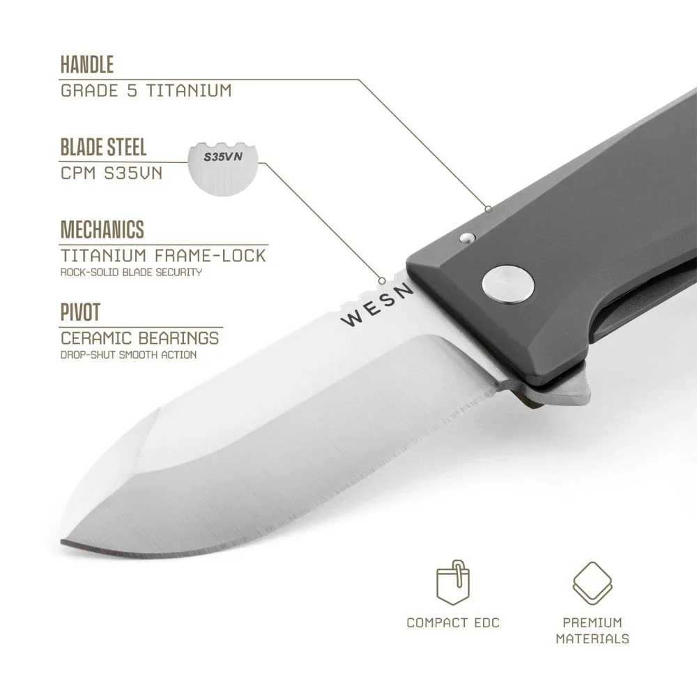 WESN - Fickkniv - Allman - Titanium - Image 3