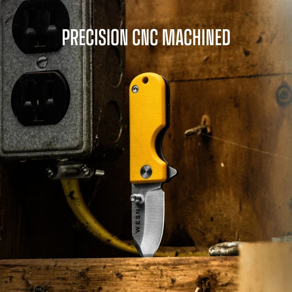 WESN - Fickkniv - Microblade - Gul - Image 6
