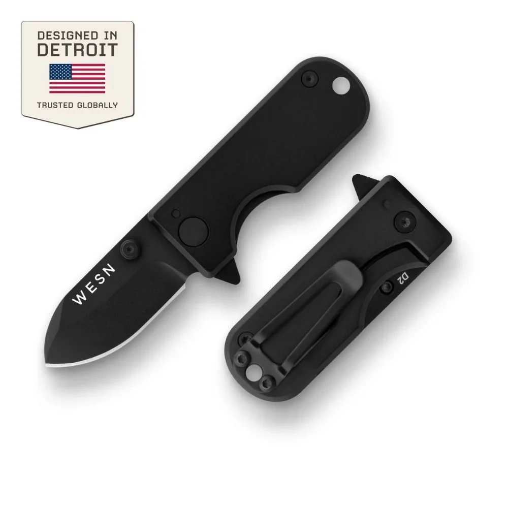 WESN - Fickkniv - Microblade - Svart - Image 3