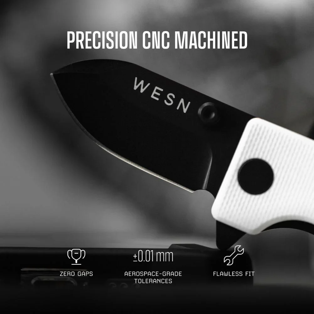 WESN - Fickkniv - Microblade - Vit - Image 5
