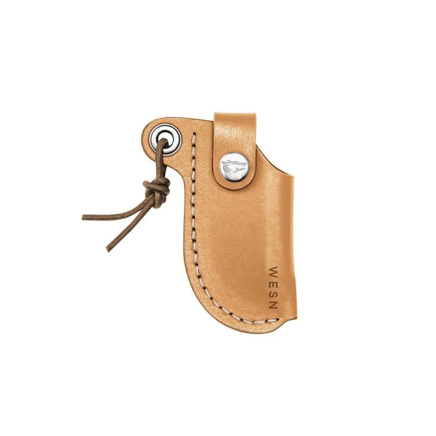 WESN - Knivslida - Microblade läder slida - Natural