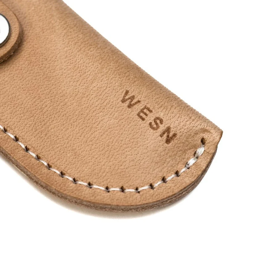 WESN - Knivslida - Microblade läder slida - Natural - Image 3