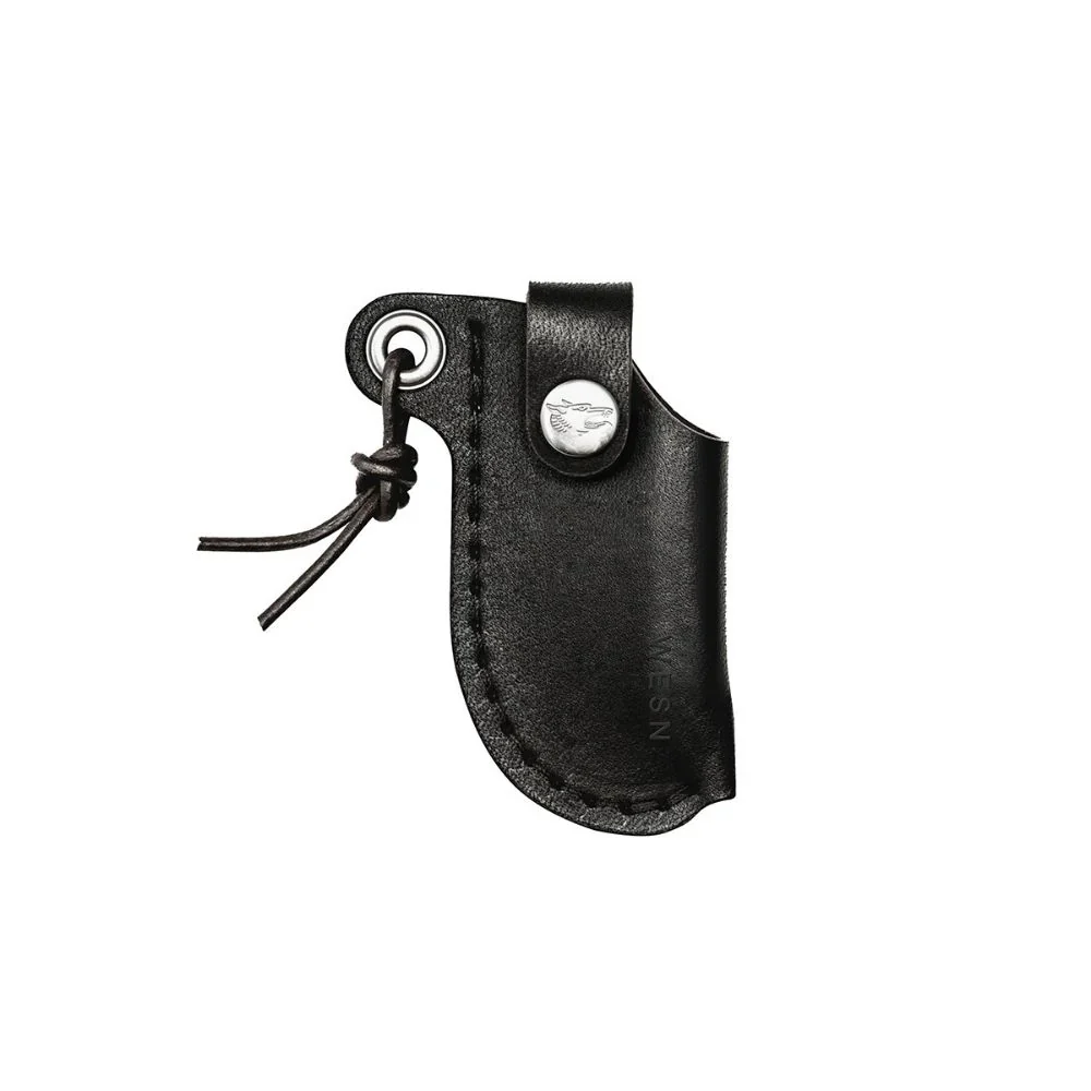 WESN - Knivslida - Microblade läder slida - Svart