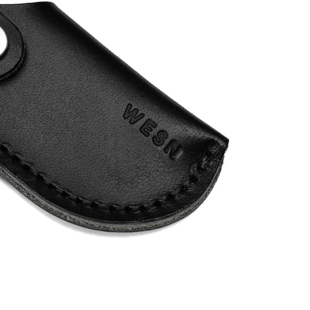 WESN - Knivslida - Microblade läder slida - Svart - Image 4