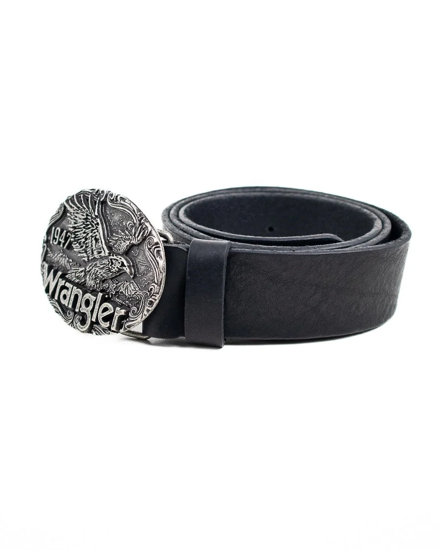 Wrangler - Bälte med Örn Spänne Svart - Eagle Belt - Image 2