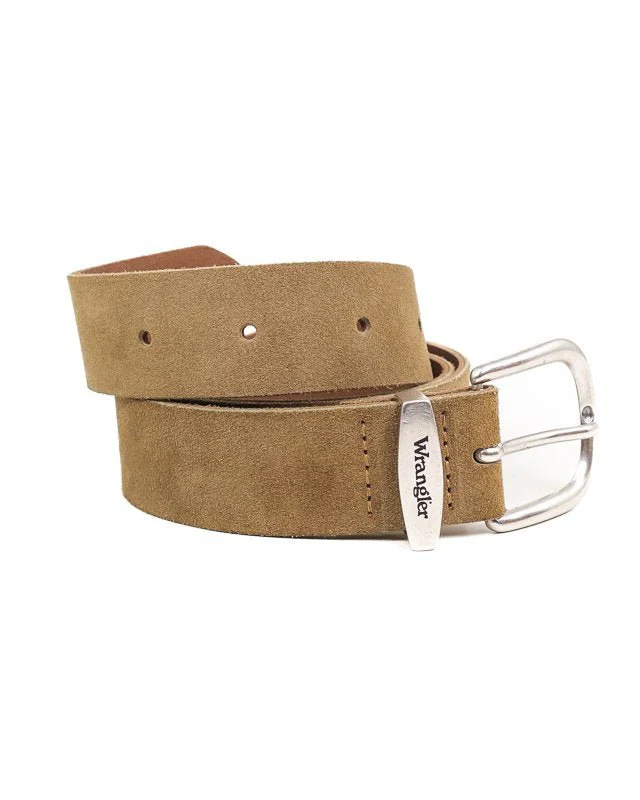 Wrangler - Easy Belt - Bälte Brun Suede - Image 2