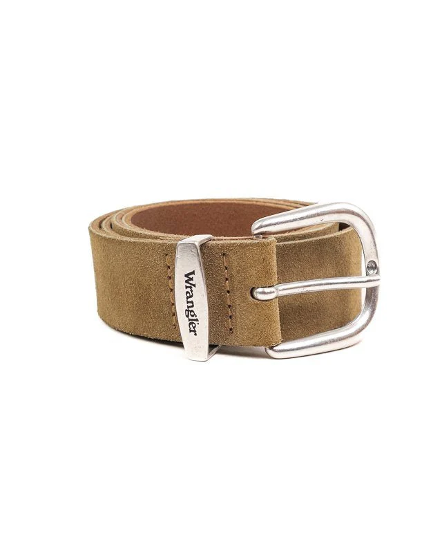 Wrangler - Easy Belt - Bälte Brun Suede - Image 3