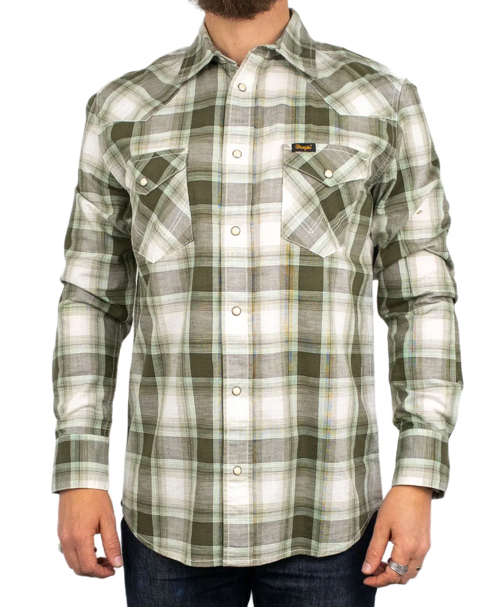Wrangler - Skjorta - Western Shirt - Grön