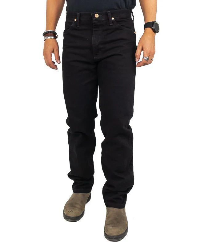 Wrangler - Jeans 100% Bomull Svart - 13MWZ Cowboycut - Image 3