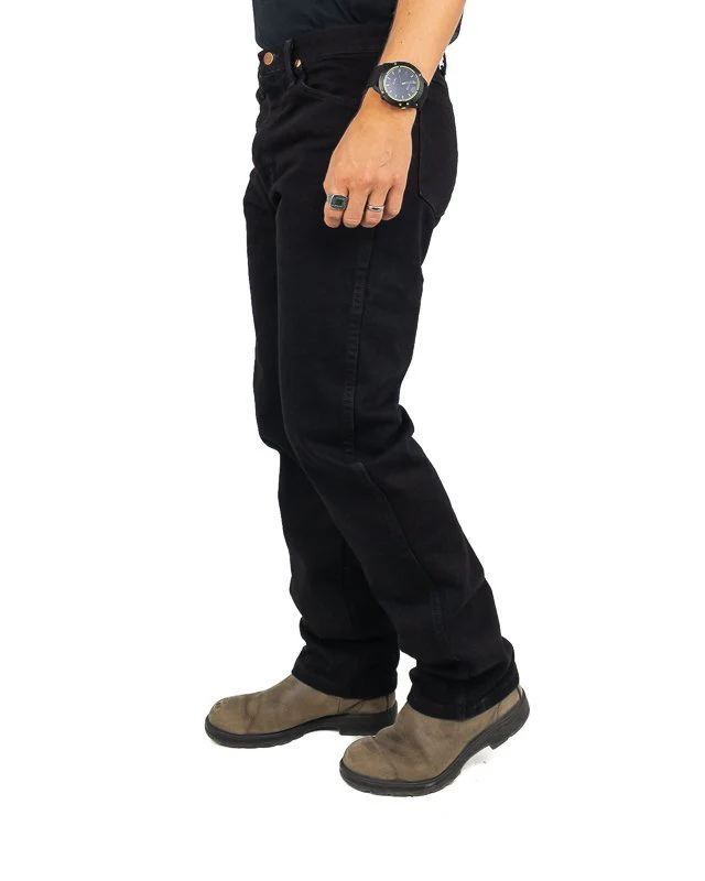 Wrangler - Jeans 100% Bomull Svart - 13MWZ Cowboycut - Image 4