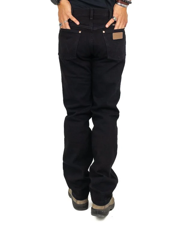 Wrangler - Jeans 100% Bomull Svart - 13MWZ Cowboycut - Image 6