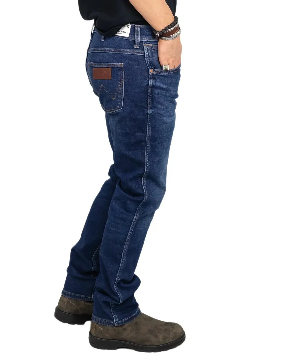 Wrangler - Jeans - Greensboro For real - Blå - Image 4