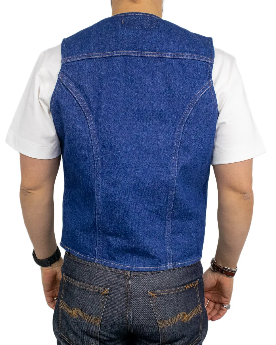 Wrangler - Jeansväst - Cowboy Cut - Blå - Image 4