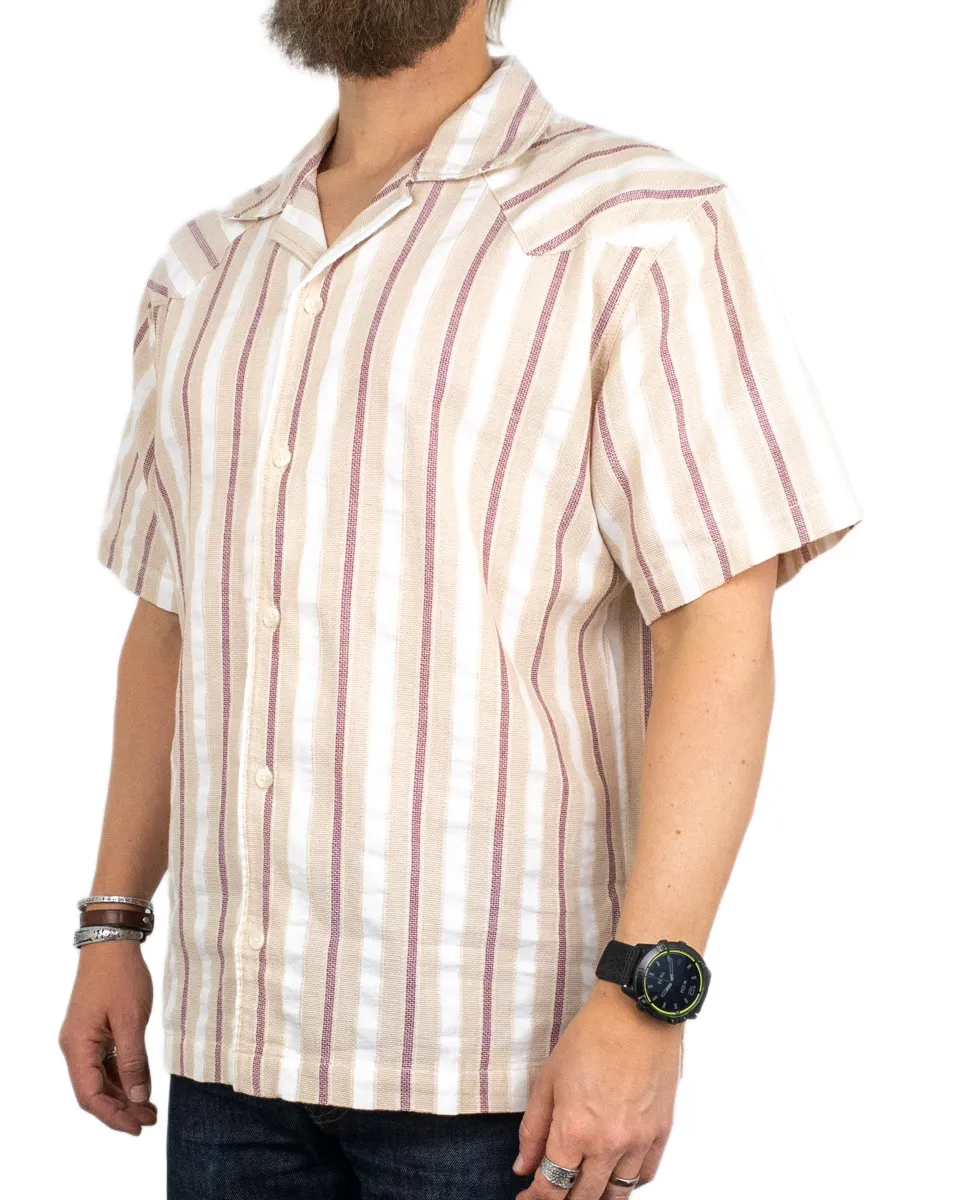 Wrangler - Kortärmad Skjorta Relaxed - Resort - Beige - Image 2