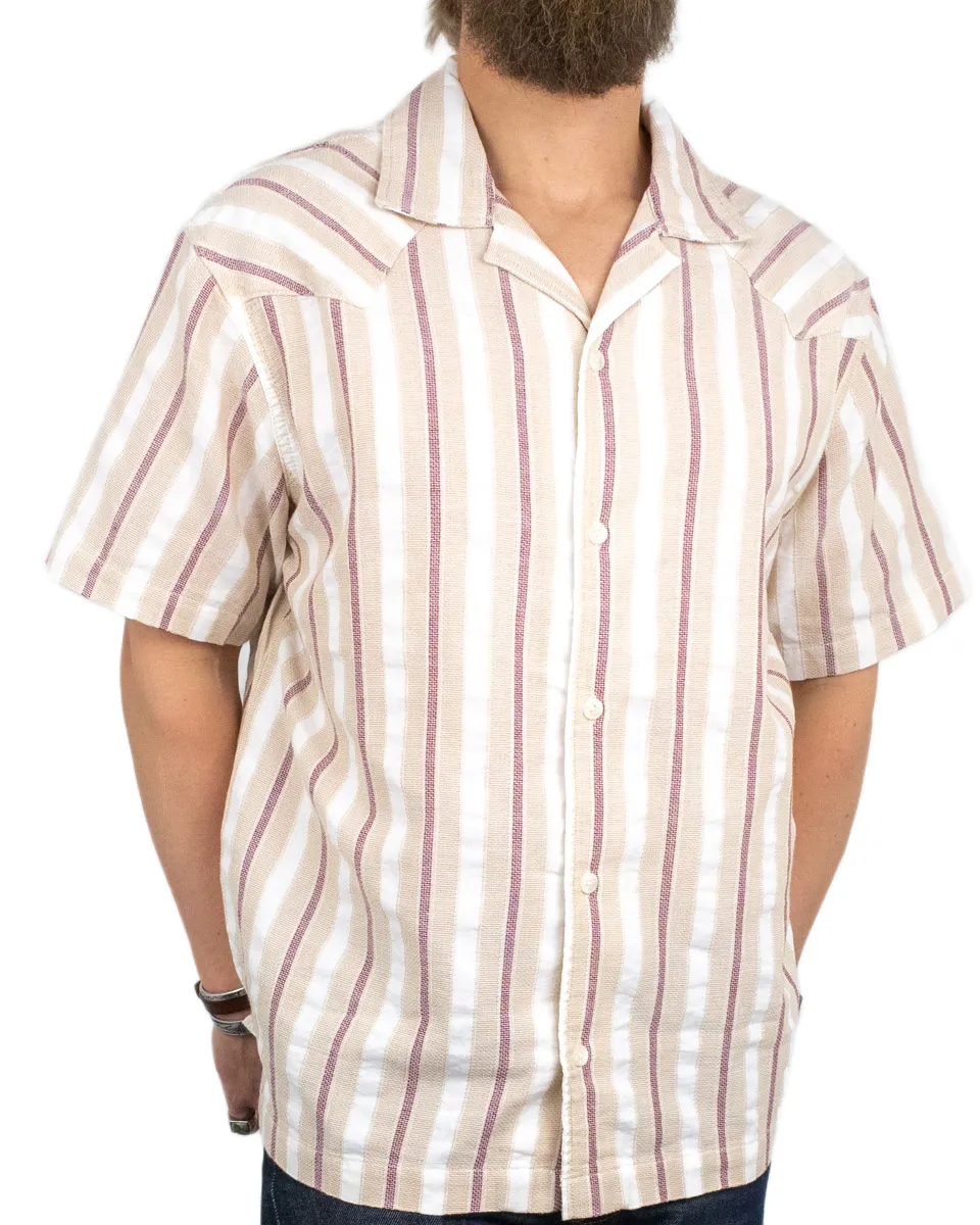 Wrangler - Kortärmad Skjorta Relaxed - Resort - Beige - Image 4