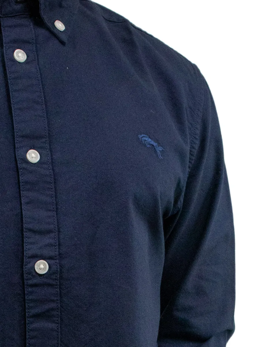 Wrangler - Oxford Skjorta - Navy - Image 5