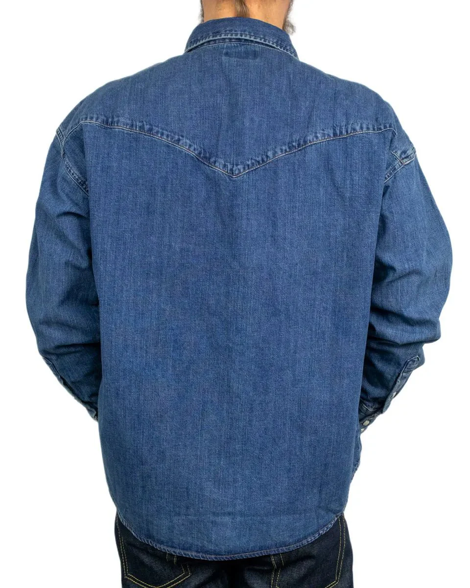 Wrangler - Skjorta - Trail Blazer Denim - Blå - Image 5