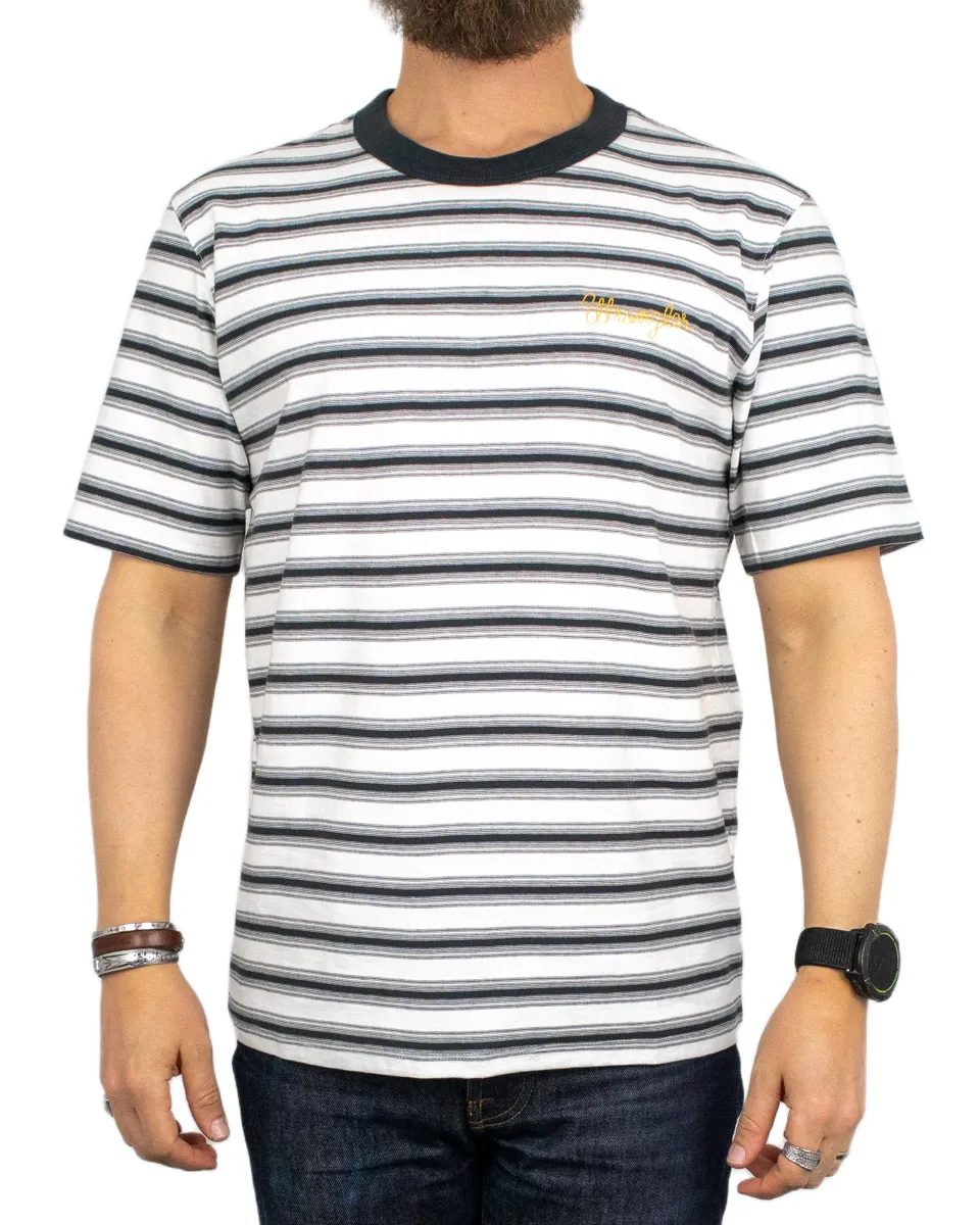 Wrangler - T-Shirt - Striped Tee - Vit - Image 2